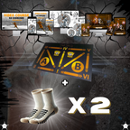 FootSkills mat with 120 exercise video course, viewed on tablet, smartphone and computer and 2 free pairs of socks